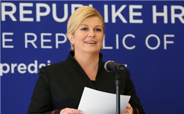 Grabar-Kitarović: S optimizmom gledam na suradnju s drugim sastavnicama državne vlasti