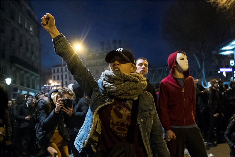 FRANCE PROTEST THEO