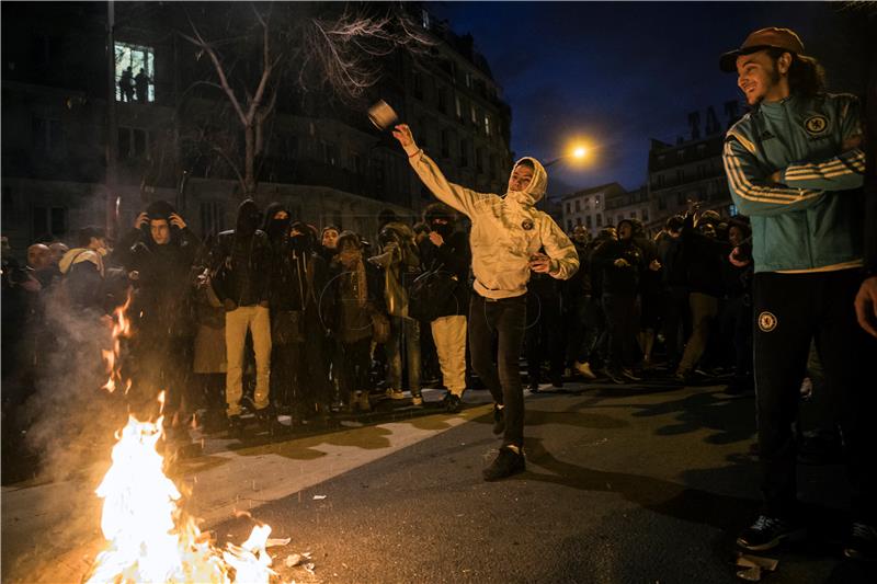 FRANCE PROTEST THEO