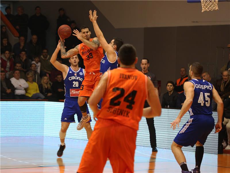 Četvrtfinalni susret Kupa 'Krešimir Ćosić' između GKK Šibenik i KK Cibona