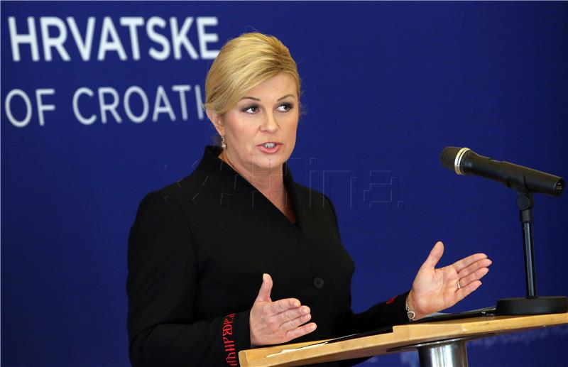 Grabar-Kitarović: U ove dvije turbulentne godine bila sam jamac stabilnosti