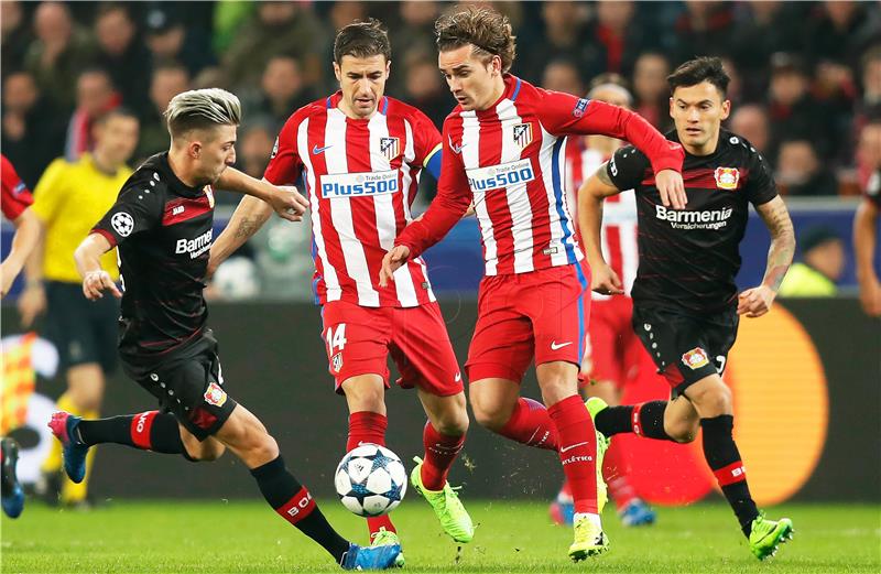 LP: Bayer Leverkusen - Atletico Madrid 2-4