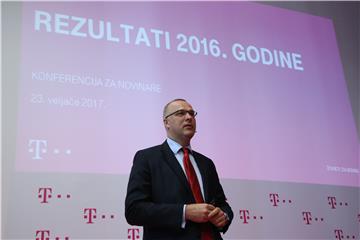 Predstavnici Hrvatskog telekoma (HT) na konferenciji za medije predstavili poslovne rezultate za 2016. godinu