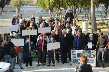 Split - prosvjednici traže sanaciju Karepovca odmah