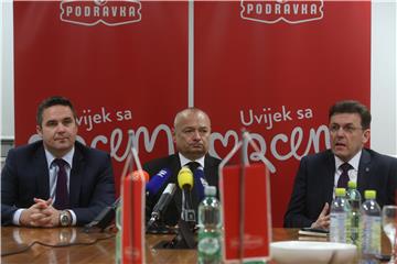 Tiskovna konferencija novog predsjednika Uprave Podravke Marina Pucara