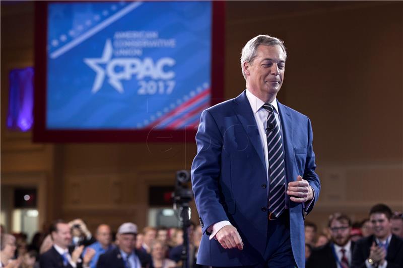 USA LOBBYING CPAC FARAGE