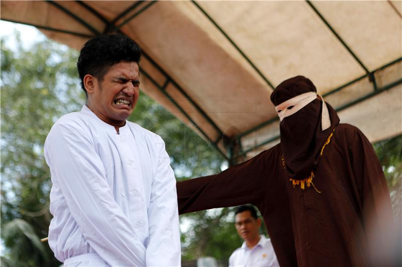 INDONESIA ACEH WHIPPING PUNISHMENT