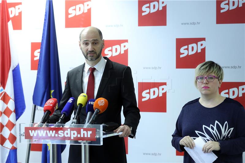 Tiskovna konferencija SDP-a