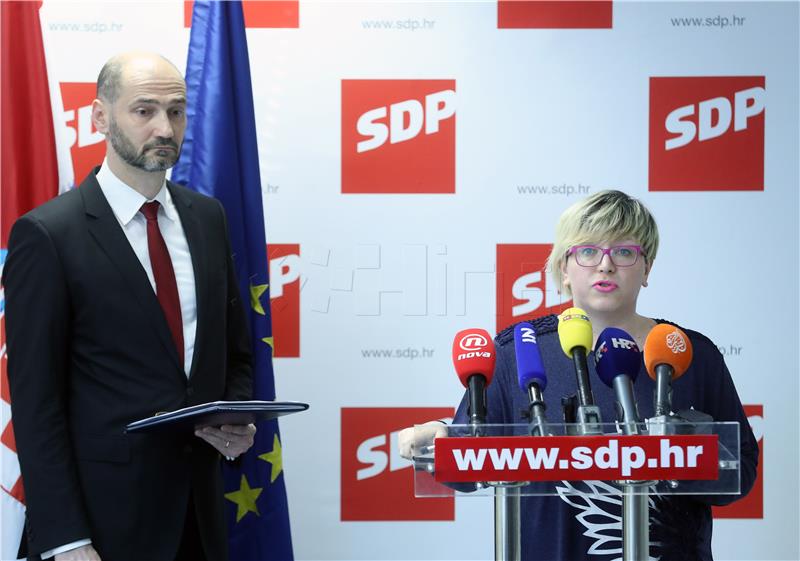 Tiskovna konferencija SDP-a