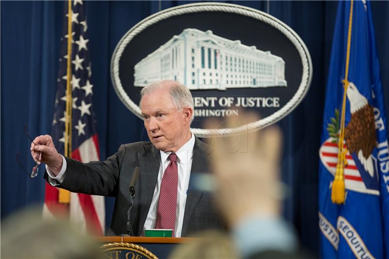 USA SESSIONS JUSTICE DEPARTMENT