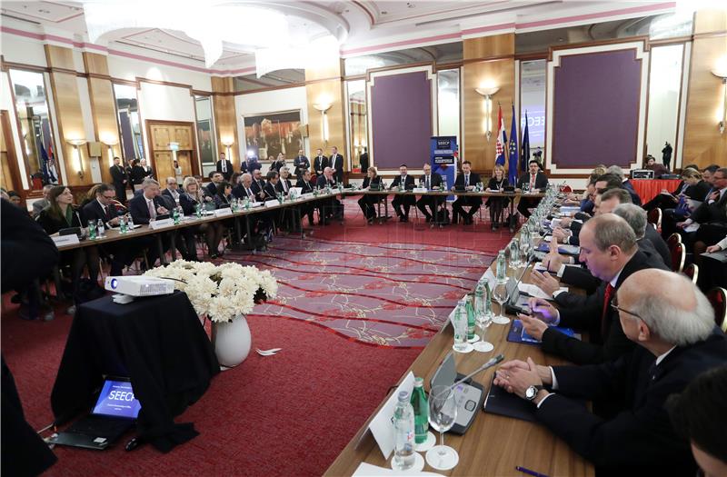 Meeting of Ministers of Foreing Afairs SEECP in Zagreb