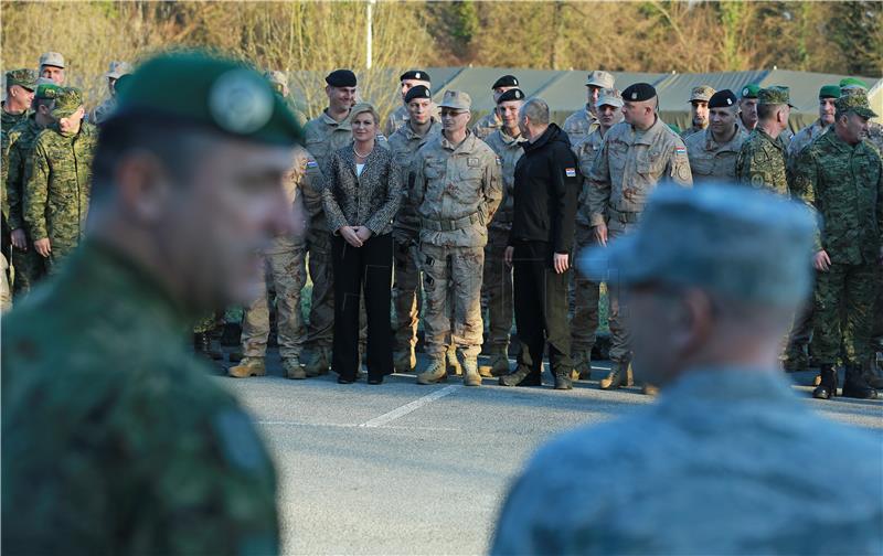 Svečani ispraćaj 6. hrvatskog kontingenta u misiju potpore miru "Resolute Support" u Afganistanu