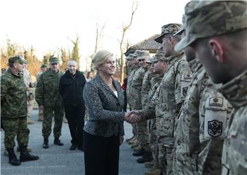 Svečani ispraćaj 6. hrvatskog kontingenta u misiju potpore miru "Resolute Support" u Afganistanu