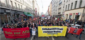 Demonstration against the far-right in Berlin