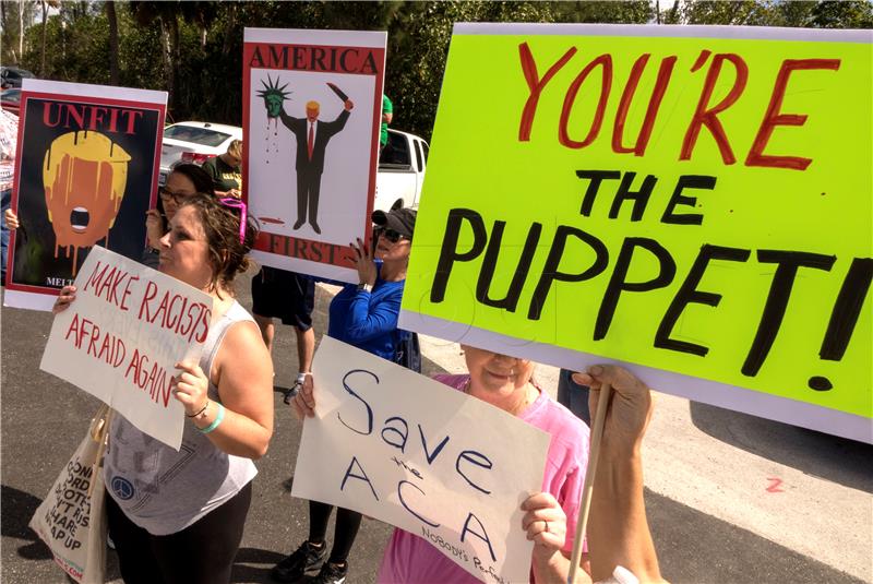 USA FLORIDA PRO-TRUMP DEMONSTRATION