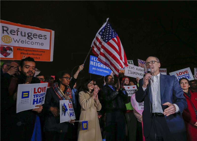 USA TRUMP TRAVEL BAN PROTEST