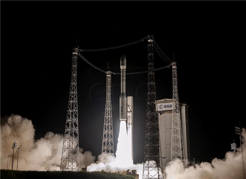 FRENCH GUIANA ARIANESPACE ROCKET LAUNCH