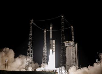 FRENCH GUIANA ARIANESPACE ROCKET LAUNCH