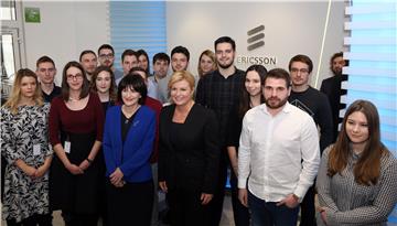 Predsjednica Kolinda Grabar-Kitarović posjetila tvrtku Ericsson Nikola Tesla