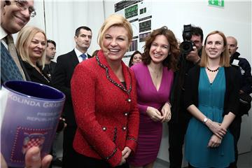 Predsjednica Republike Kolinda Grabar-Kitarović posjetila Institut Ruđer Bošković