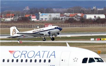 Breitling DC-3 sletio u Zagreb