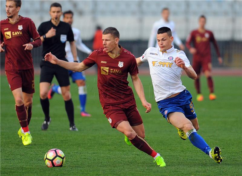 Split: Utakmica Hajduk - Rijeka 1:1