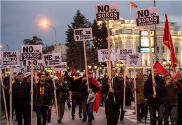 FYROM PROTEST AGAINST COALITION GOVERNMENT