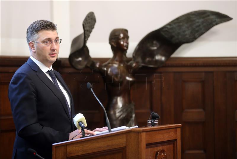 ISPRAVAK I DOPUNA VIJESTI: Plenković: Vlada europski orijentirana i opredijeljena stabilnosti i rastu