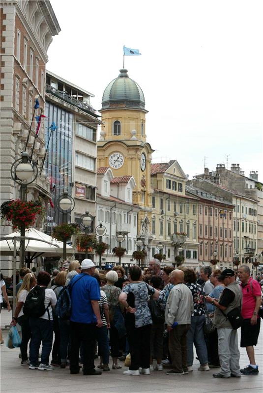 U Rijeci 8 posto više turista