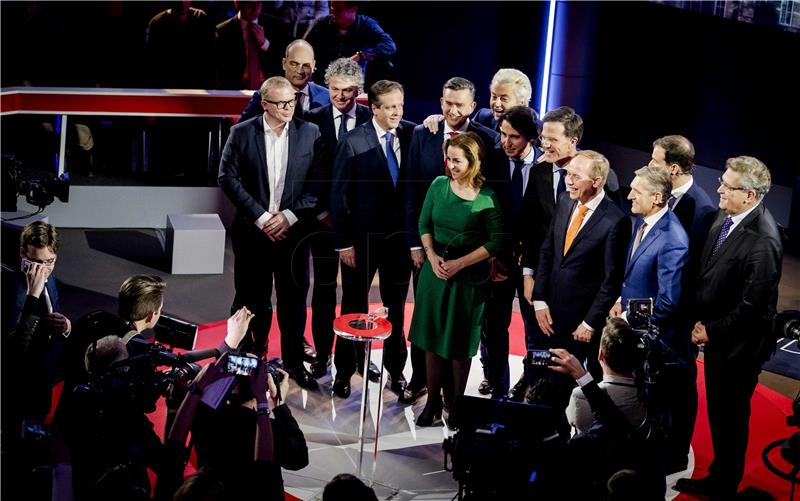 NETHERLANDS ELECTIONS TV DEBATE