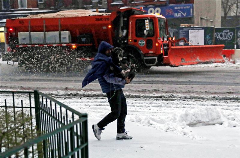 USA WEATHER SNOWSTORM