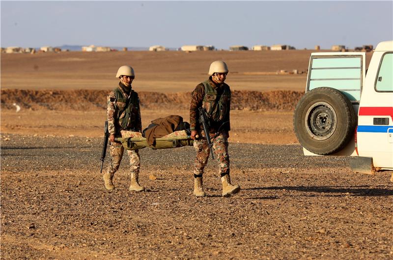 JORDAN SYRIA BORDER REFUGEES