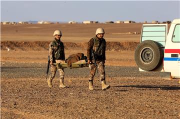 JORDAN SYRIA BORDER REFUGEES