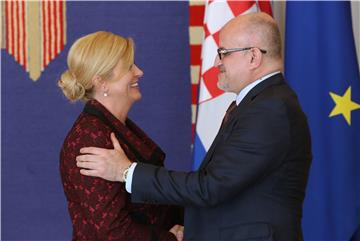 Croatian president receives Montenegrin FM