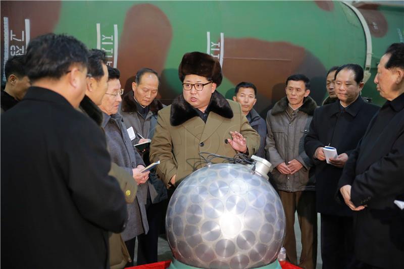 (FILE) NORTH KOREA ROCKET ENGINE TEST