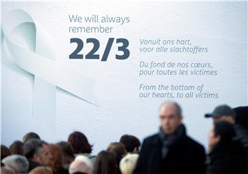 BELGIUM BRUSSELS ATTACKS ONE YEAR COMMEMORATIONS