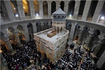 ISRAEL PALESTINIANS JERUSALEM CHRISTIANITY JESUS TOMB