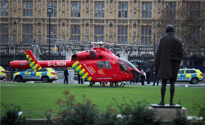 BRITAIN LONDON SHOTS FIRED NEAR PARLIAMENT