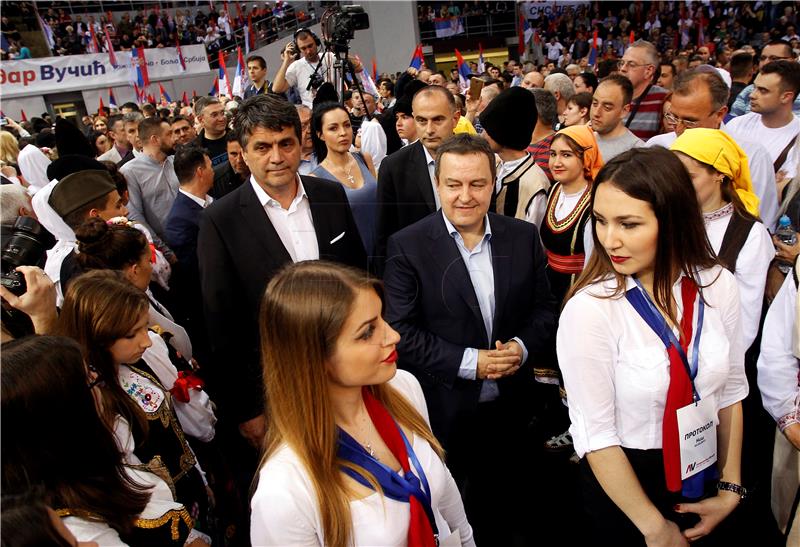 SERBIA ELECTION RALLY OF ALEKSANDAR VUCIC IN NIS