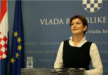 Potpredsjednica Vlade Martina Dalić održala konferenciju za medije