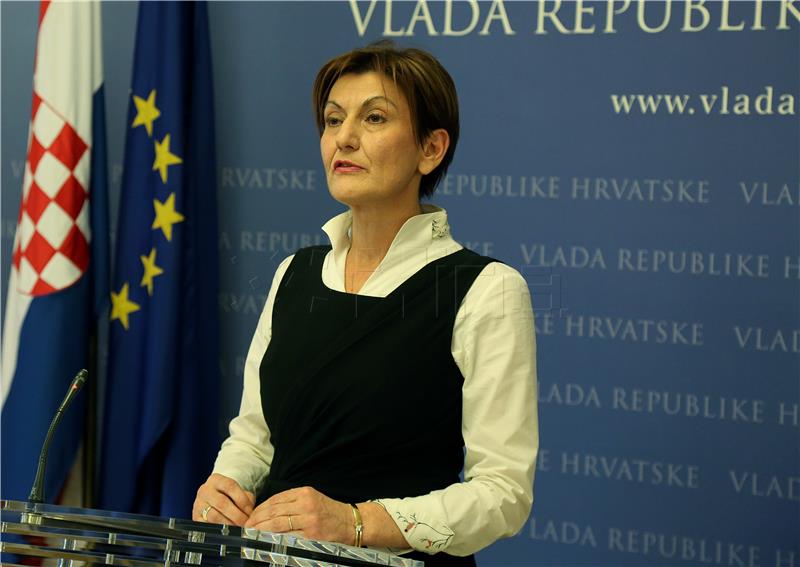 Potpredsjednica Vlade Martina Dalić održala konferenciju za medije