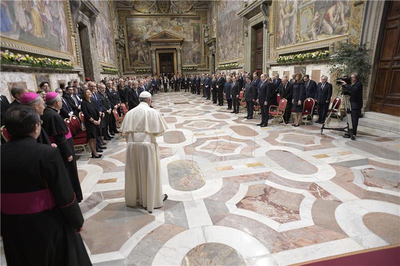 VATICAN POPE TREATY OF ROME ANNIVERSARY