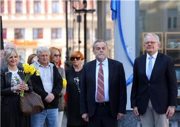 Svečana ceremonija postavljanja ploče s nazivom Europski trg