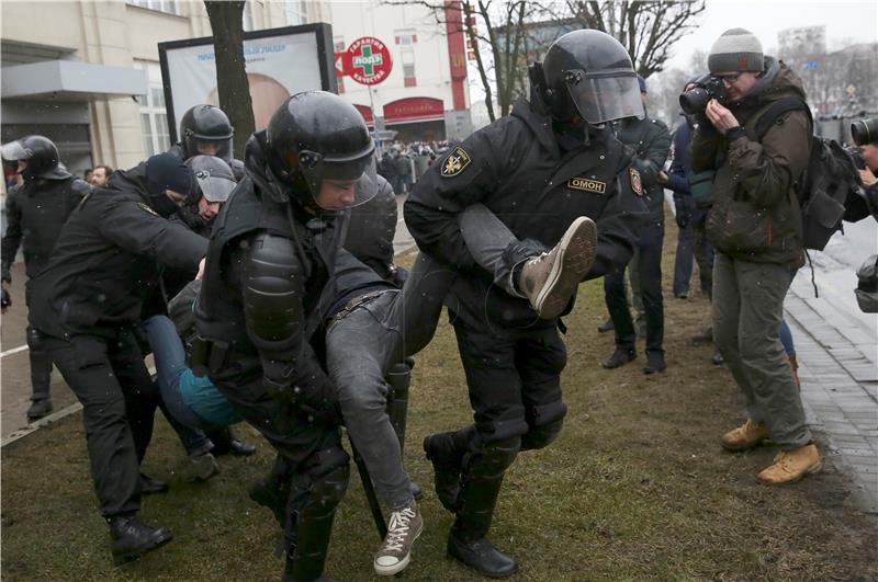 BELARUS POLITICS PROTEST