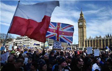 BRITAIN UNITE FOR EUROPE PROTEST