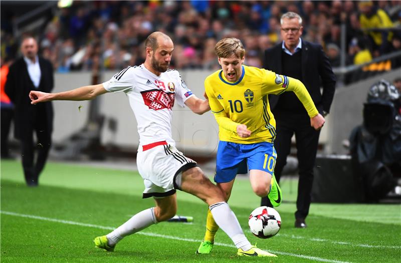 SWEDEN SOCCER FIFA WORLD CUP 2018 QUALIFICATION