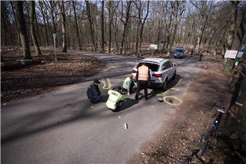 Cyclist accident at Wannsee