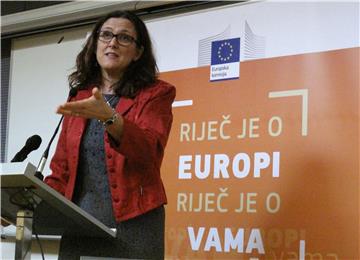 Malmstroem: International trade can strengthen Croatian economic growth