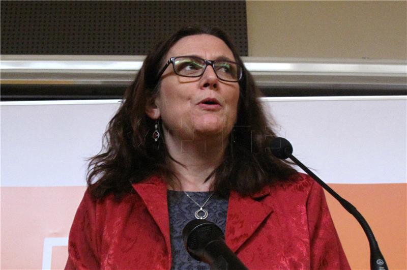 Malmström: Međunarodna trgovina može ojačati gospodarski rast u Hrvatskoj