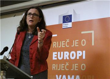 Malmström: Međunarodna trgovina može ojačati gospodarski rast u Hrvatskoj